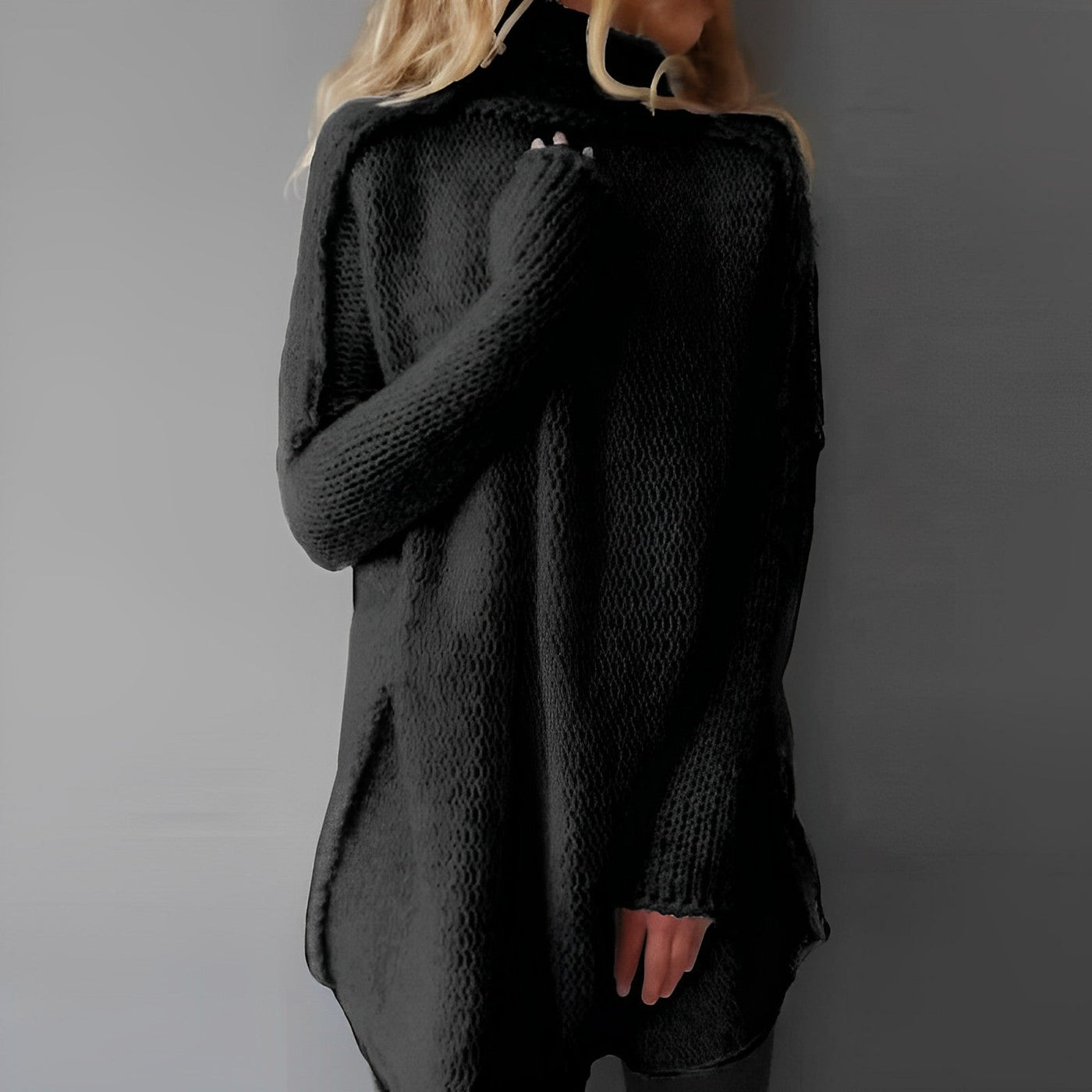 Laura | Langer Strickpullover