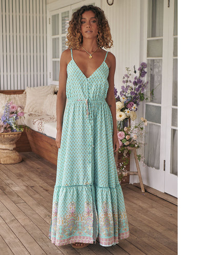 Maria | Langes Bohème Sommerkleid