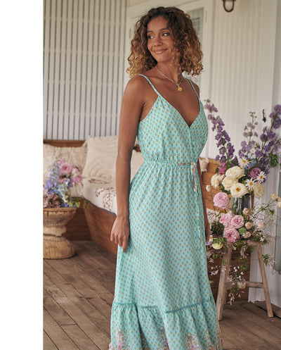 Maria | Langes Bohème Sommerkleid