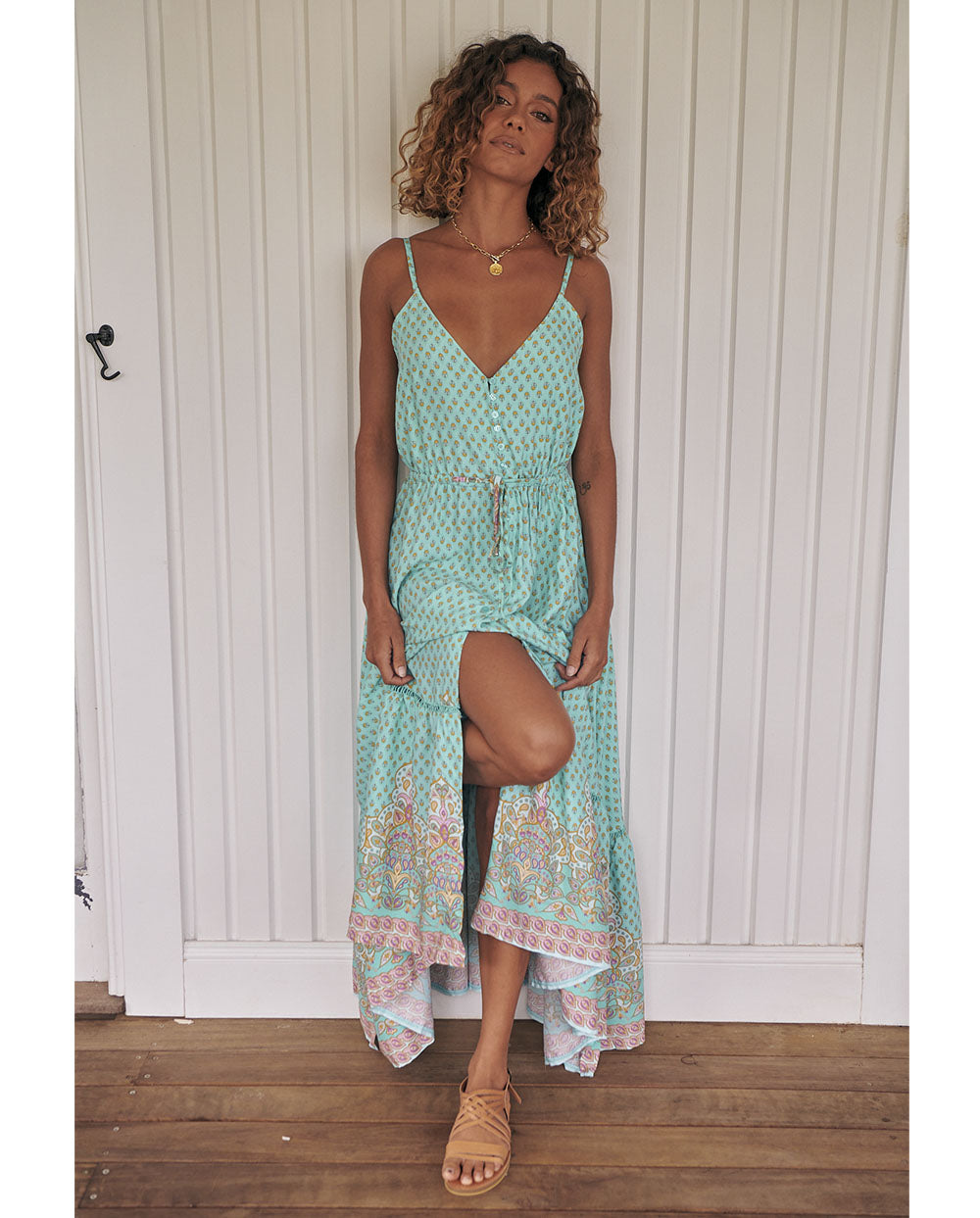 Maria | Langes Bohème Sommerkleid