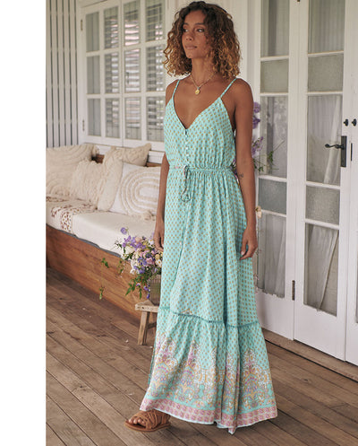 Maria | Langes Bohème Sommerkleid