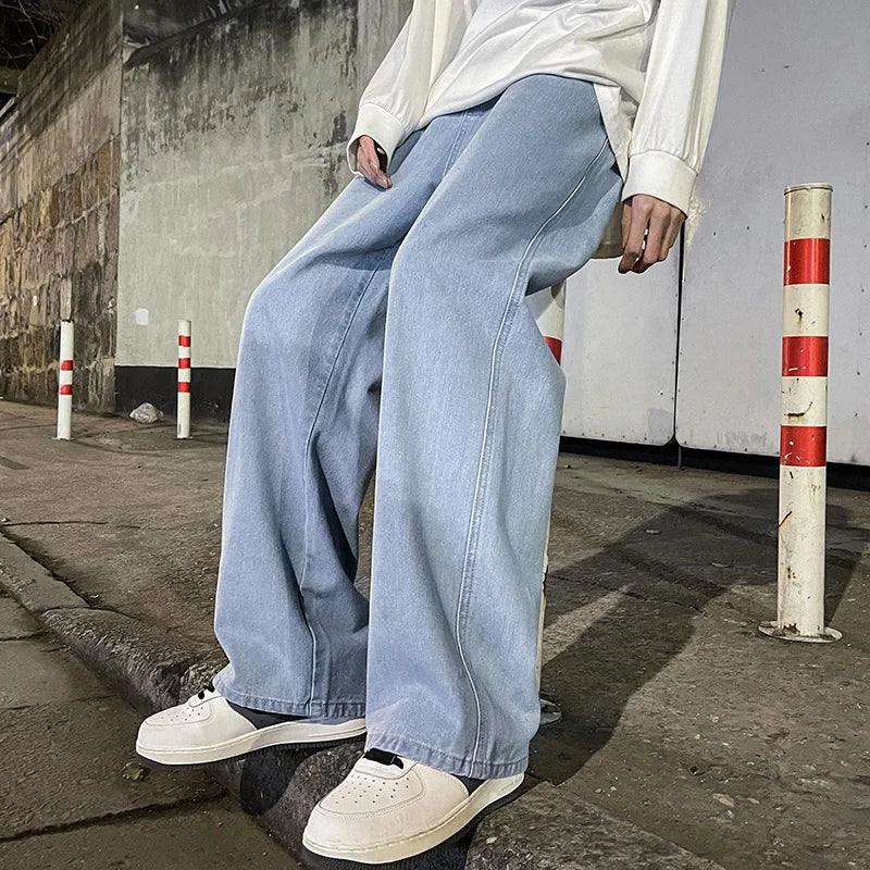 Andreas | Lässige Baggy Jeans mit weitem Bei