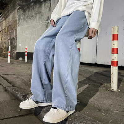 Andreas | Lässige Baggy Jeans mit weitem Bei
