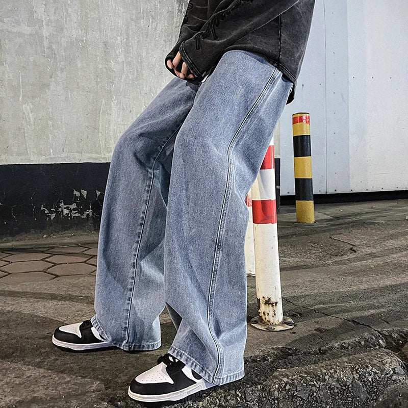 Andreas | Lässige Baggy Jeans mit weitem Bei