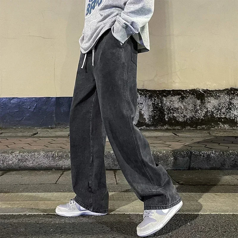 Andreas | Lässige Baggy Jeans mit weitem Bei