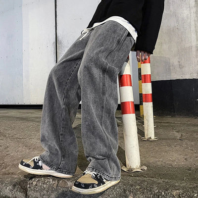 Andreas | Lässige Baggy Jeans mit weitem Bei