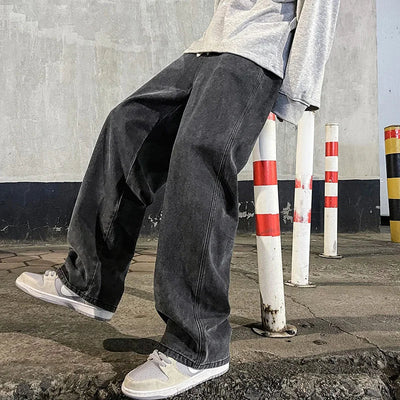 Andreas | Lässige Baggy Jeans mit weitem Bei