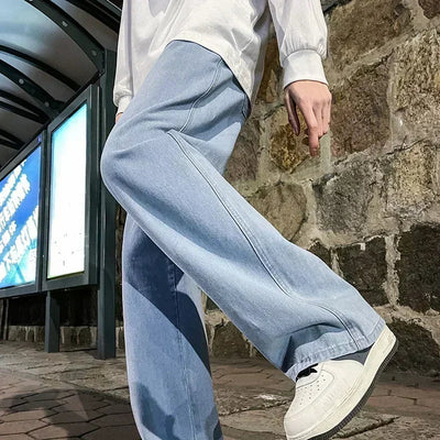 Andreas | Lässige Baggy Jeans mit weitem Bei