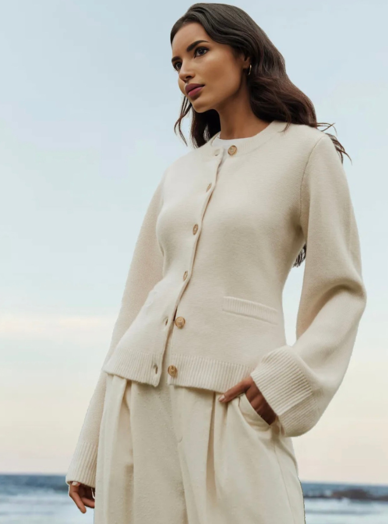 Sabine | Ausgestellten Ärmeln Lässiger Cardigan