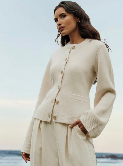 Sabine | Ausgestellten Ärmeln Lässiger Cardigan