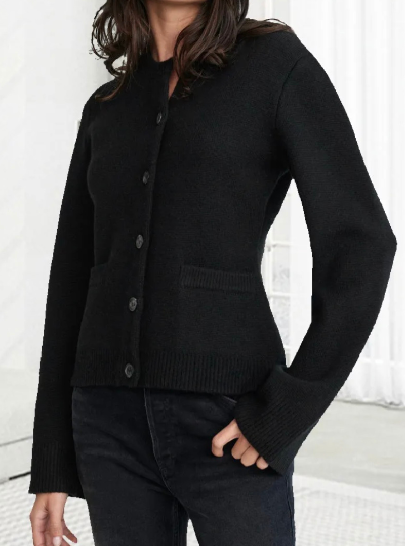 Sabine | Ausgestellten Ärmeln Lässiger Cardigan