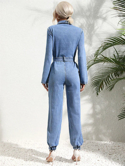 Lena | Lässiger Denim Jumpsuit