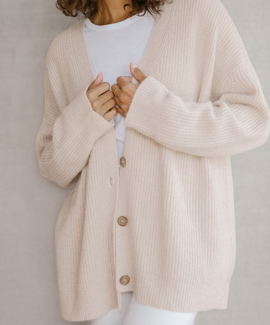 Laura | Gestreifte Jacke mit Knöpfen