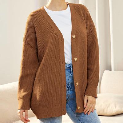 Laura | Gestreifte Jacke mit Knöpfen