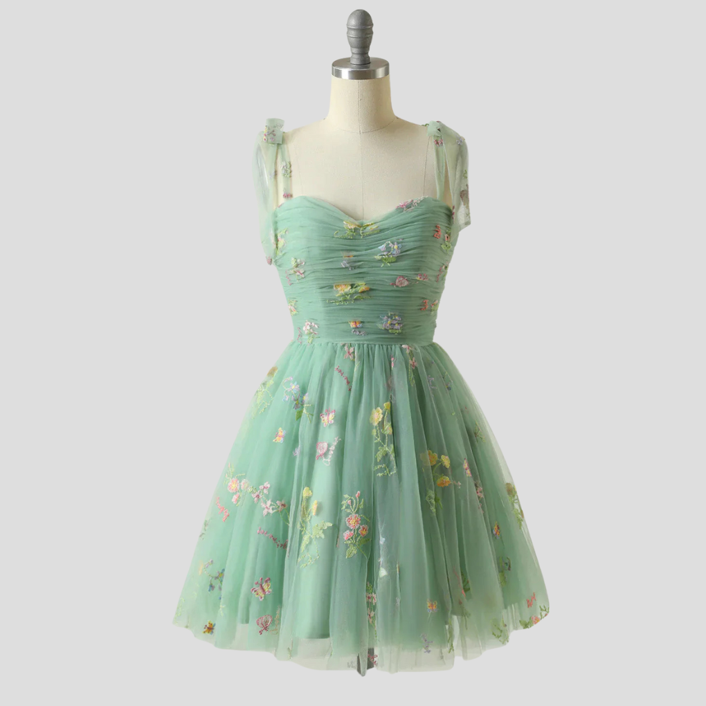 Lena | Elegantes Tüll Overlay Ballkleid