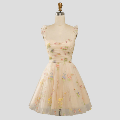 Lena | Elegantes Tüll Overlay Ballkleid