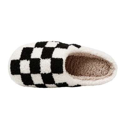 Ludovica | Hausschuhe aus kariertem Fleece