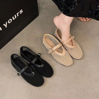 Franziska | Luftige Schuhe im Hohl Stil