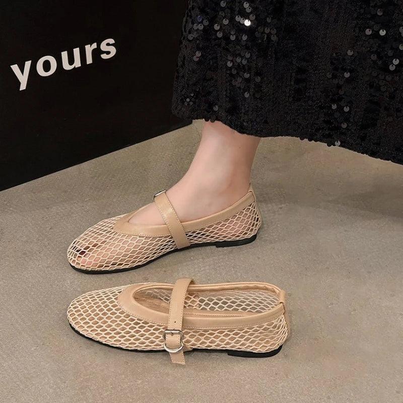 Franziska | Luftige Schuhe im Hohl Stil