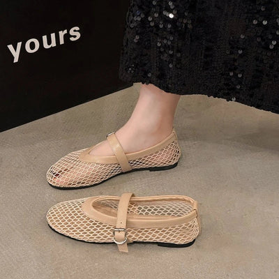 Franziska | Luftige Schuhe im Hohl Stil
