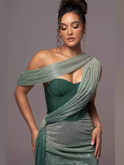 Diana | Maxikleid Sommer Damen mit Eleganten Details und Fließender Passform