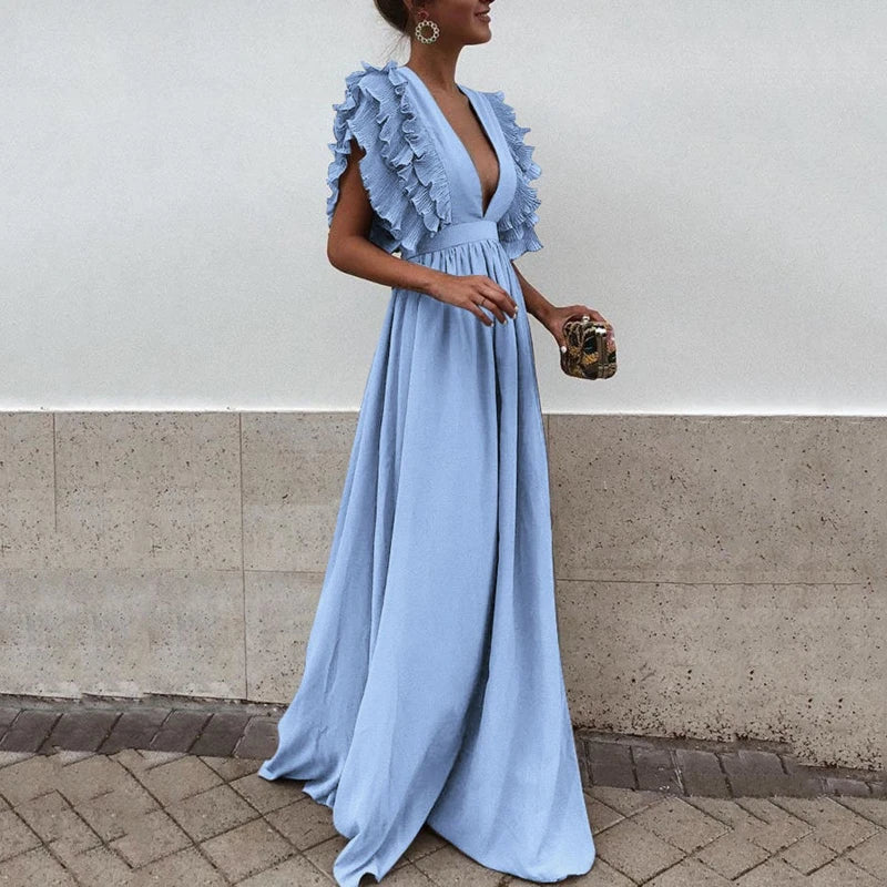 Variant image for Luna | Festliches Maxikleid für Damen – Elegantes Sommer Maxikleid für Hochzeitsgäste-7