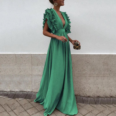 Lina | Festliches Maxikleid Elegantes Sommer Maxikleid für Hochzeitsgäste