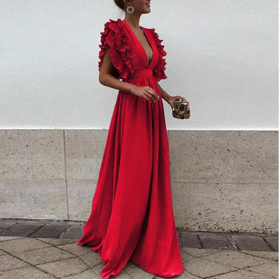 Lina | Festliches Maxikleid Elegantes Sommer Maxikleid für Hochzeitsgäste