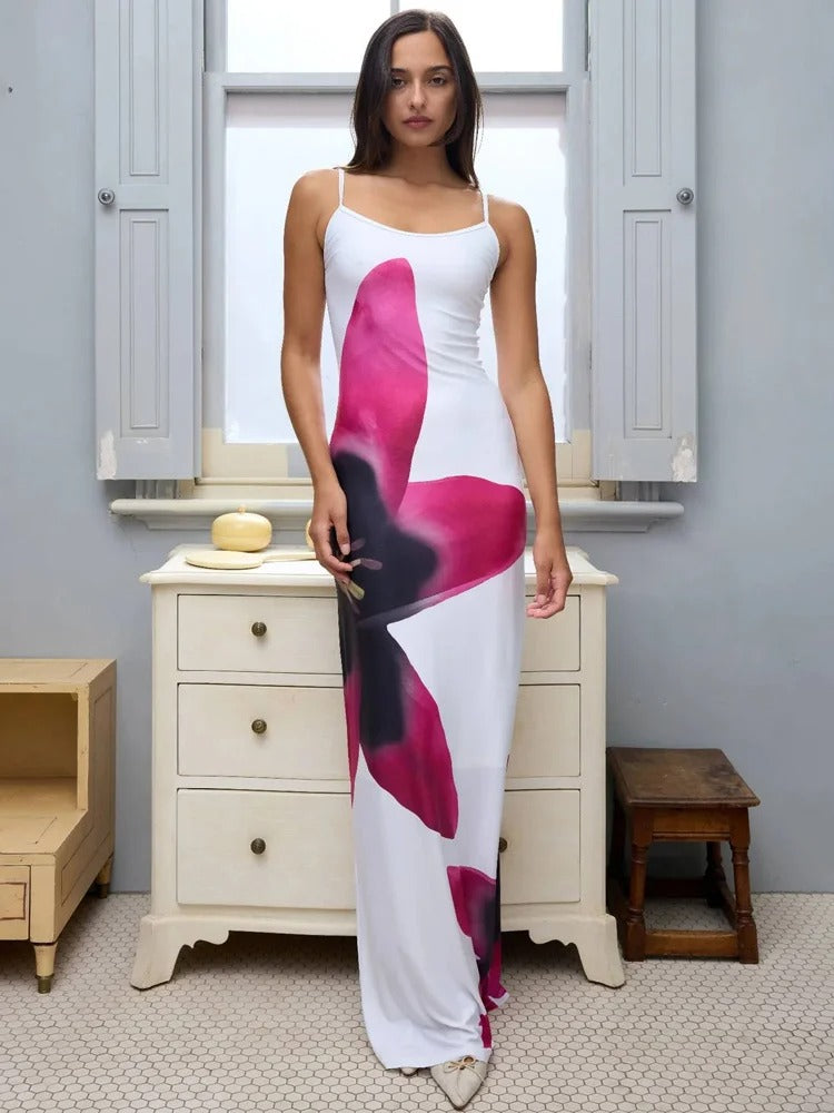 Variant image for Luna | Maxikleid Sommer mit Blumendruck – Lange Kleider Damen-21