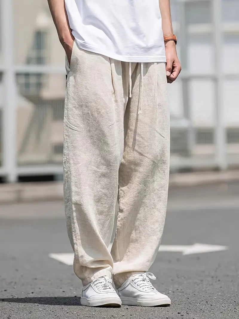 Lino | Herren Leinenhose Baggy – Bequem und Modisch-5