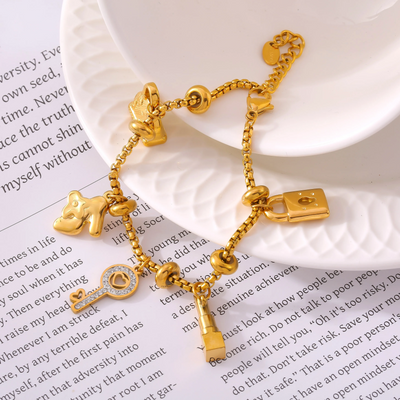 Anneliese | Stilvolles Charm-Armband