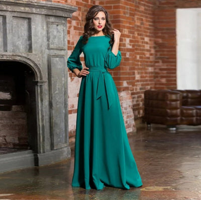 Maria | Elegantes langärmeliges Zeremoniekleid
