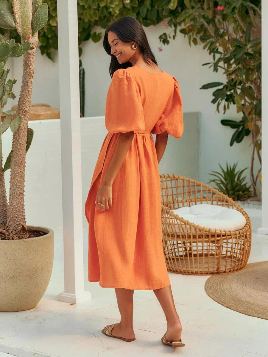 Jessica | Elegantes & bequemes Sommer-Maxikleid