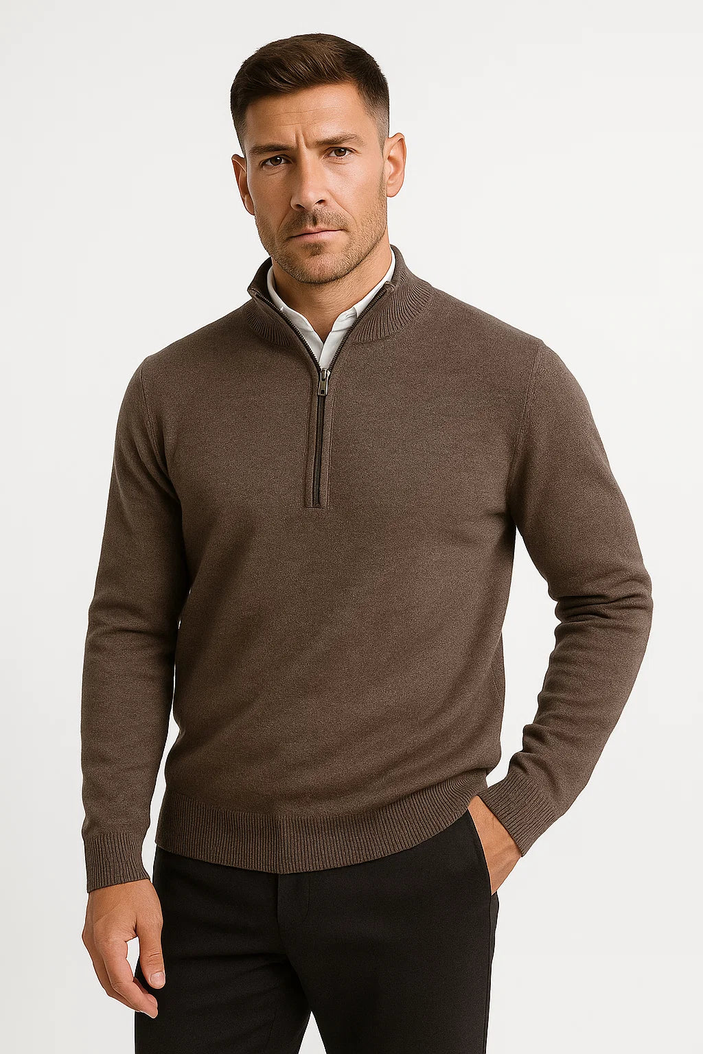 Merino | Pullover mit halbhohem Kragen 2