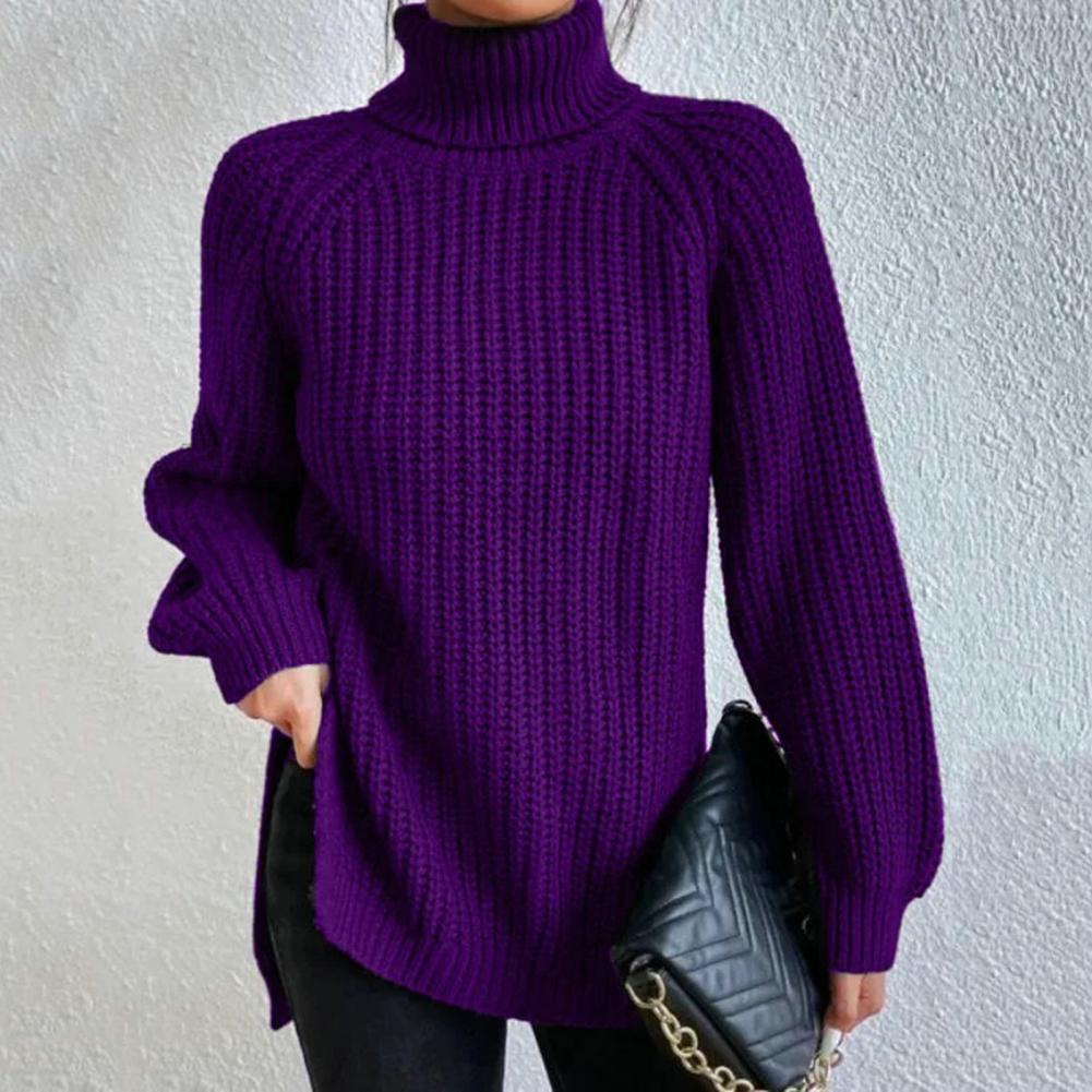 Julia | Moderner Rollkragenpullover aus Baumwolle