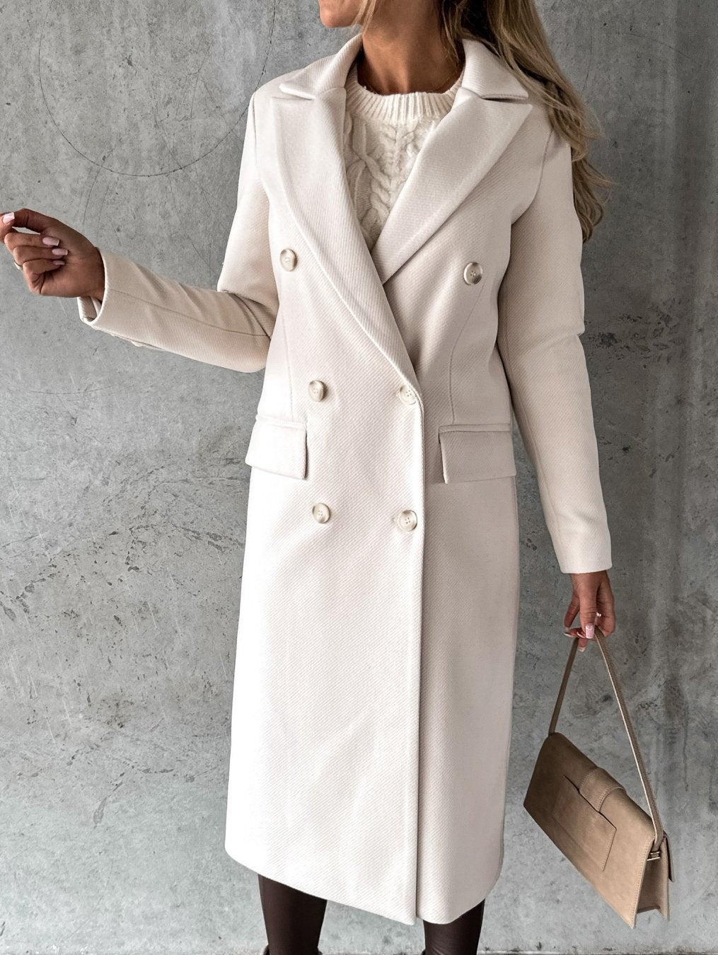 Cornelia | Modischer langer Mantel