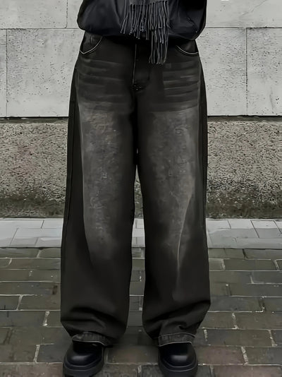 Marcel | Modische Baggy Jeans mit Weitem Bein