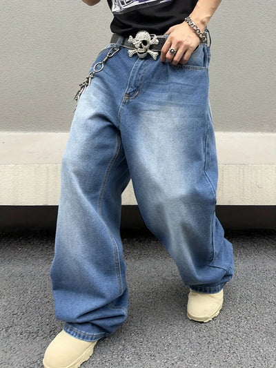 Marcel | Modische Baggy Jeans mit Weitem Bein
