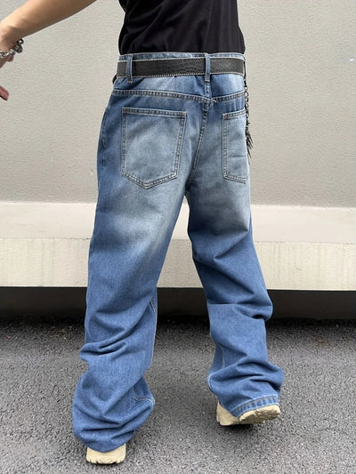 Marcel | Modische Baggy Jeans mit Weitem Bein
