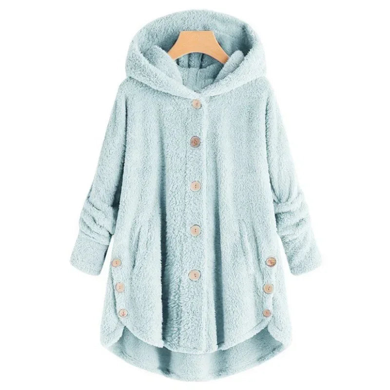 Petra | Modische Fleecejacke mit Kapuze