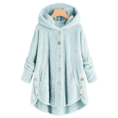 Petra | Modische Fleecejacke mit Kapuze