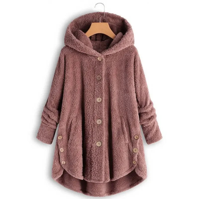 Petra | Modische Fleecejacke mit Kapuze