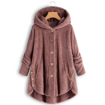 Petra | Modische Fleecejacke mit Kapuze