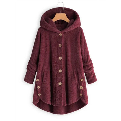Petra | Modische Fleecejacke mit Kapuze