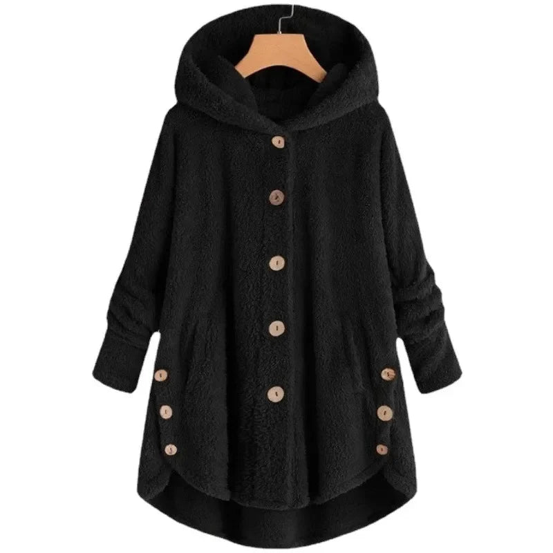 Petra | Modische Fleecejacke mit Kapuze