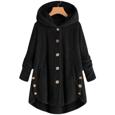 Petra | Modische Fleecejacke mit Kapuze