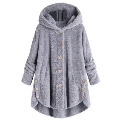 Petra | Modische Fleecejacke mit Kapuze