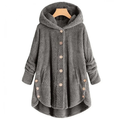 Petra | Modische Fleecejacke mit Kapuze