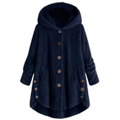 Petra | Modische Fleecejacke mit Kapuze