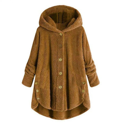 Petra | Modische Fleecejacke mit Kapuze